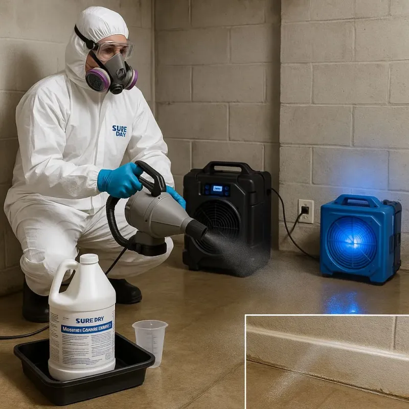 Sanitization and Odor Removal process in Welcome, SC